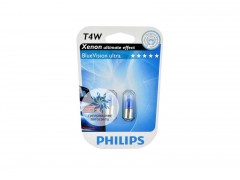 Комплект лампочек Philips T4W 12929BVB2 BlueVision Ultra